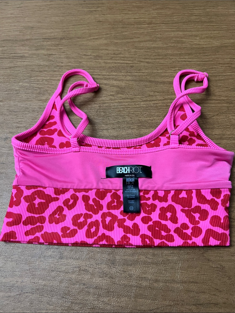 Beach Riot pink swim top size XS - Picture 6 of 7
